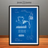 1882 Electric Flat Iron Patent Print Blueprint