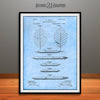 1884 Manufacture of Cigars Patent Print Light Blue