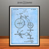 1936 Tricycle Patent Print Light Blue