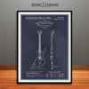 1957 Gibson Explorer Guitar Patent Print Blackboard
