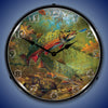 American Beauties-Trout Wildlife LED Clock