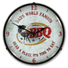 Dads World Famous BBQ LED Clock