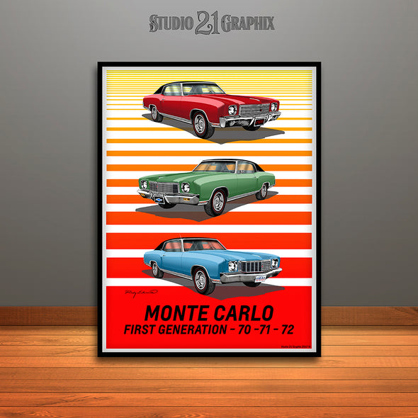 First Generation Monte Carlo Art Print by Rudy Edwards