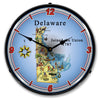 State of Delaware LED Clock