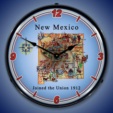 State of New Mexico LED Clock