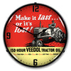 Veedol Tractor Oil LED Clock