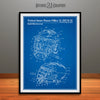 2004 Lacrosse Helmet Patent Print Blueprint