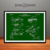 1911 Walther Model 1 Automatic Firearm Patent Print Green