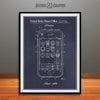 2006 Apple iPhone Patent Print Blackboard