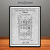 2006 Apple iPhone Patent Print Gray