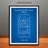 2006 Apple iPhone Patent Print Blueprint