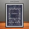 1935 Monopoly Patent Print Blackboard