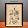 1929 Conrad Vacuum Tube Patent Print Antique Paper