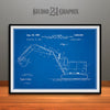 1969 Backhoe Excavator Patent Print Blueprint