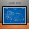 1955 Front End Loader Patent Print Blueprint