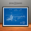 1940 Sikorsky Helicopter Patent Print Blueprint