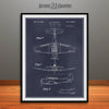 1940 Douglas SBD Dauntless Patent Print Blackboard