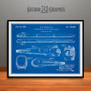 1935 Union Pacific M-10000 Railroad Patent Print Blueprint