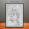 1936 Tricycle Patent Print Gray