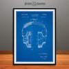 1963 Headphones Patent Print Blueprint