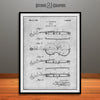1921 Violin Patent Print Gray