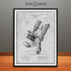 1899 Bausch Microscope Patent Print Gray