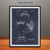1934 Toilet Seat And Cover Patent Print Blackboard