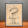 1898 Horseshoe Patent Print Antique Paper