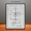 1940 Douglas SBD Dauntless Patent Print Gray