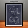 1944 Basketball Goal Patent Print Blackboard