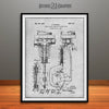 1925 Evinrude Outboard Motor Patent Print Gray