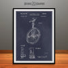 1961 Unicycle Patent Print Blackboard