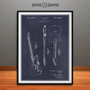 1951 Fender Guitar Patent Print Blackboard