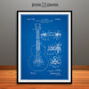 1952 Gibson Guitar Bridge Patent Print Blueprint