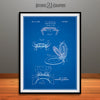 1934 Toilet Seat And Cover Patent Print Blueprint