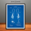 1905 Artificial Fly Fish Hook Patent Print Blueprint