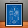1929 Conrad Vacuum Tube Patent Print Blueprint