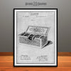 1877 Cigar Packing Patent Print Gray