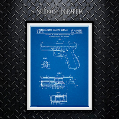 Glock Pistol Poster