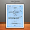 1981 Boeing 767 Airplane Patent Print Light Blue