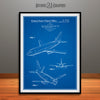 1966 Boeing 737 Jet Aircraft Patent Print Blueprint