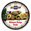1954 Chevrolet Truck Yellow LED Clock