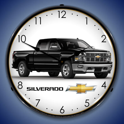 2015 Chevrolet Silverado Black LED Clock