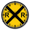Railroad Crossing LED Clock