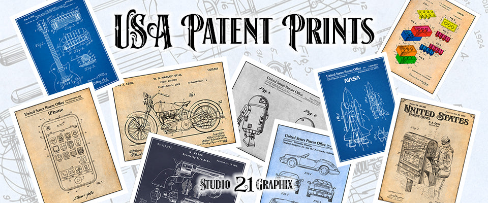 United States Patent Prints of great inventions that have changed our lives
