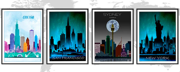 City Skyline Prints