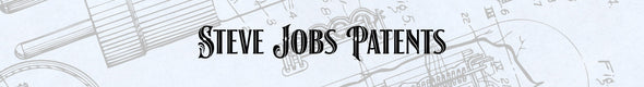 Steve Jobs Patent Prints