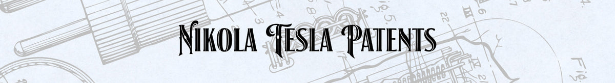 Nikola Tesla Patent Prints