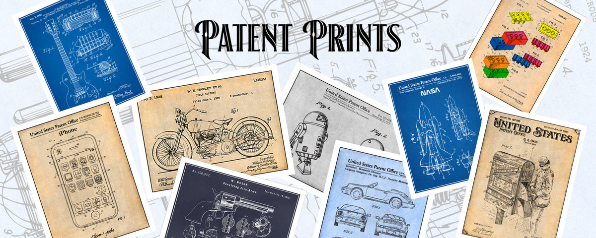Set of 2 Ice Cream Collection Patent Prints, Digital Download, (8 jpeg –  The Patent Planet