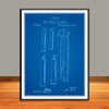 1841 Metal Roll for Paint Patent Print - Unframed